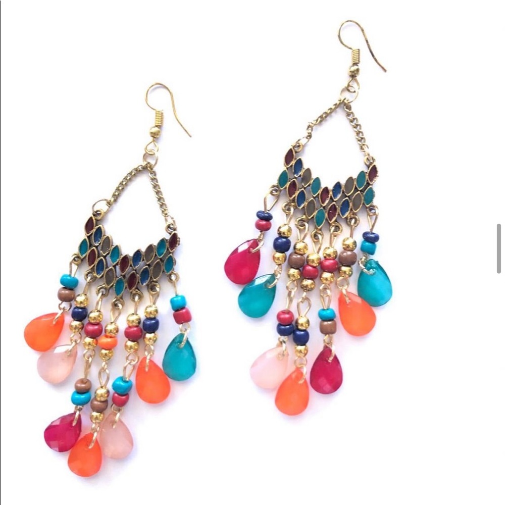 New colorful earrings